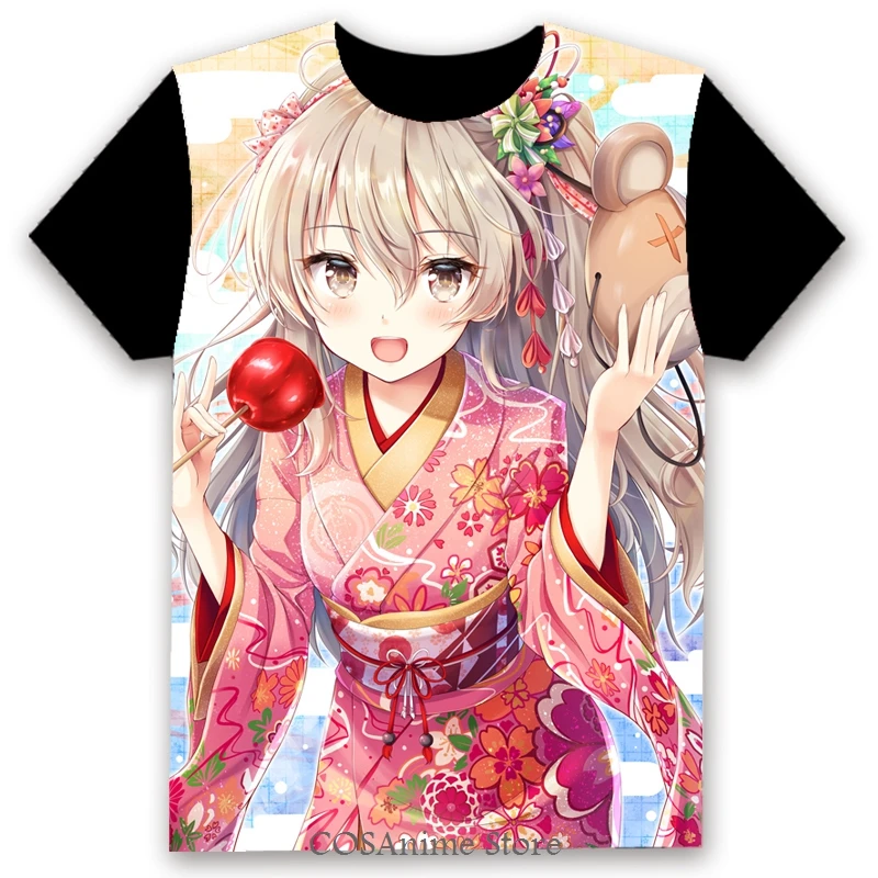 Camiseta de manga corta para hombre y mujer, camisa básica 3D de Cosplay, No attrue, informal, regalo de Navidad