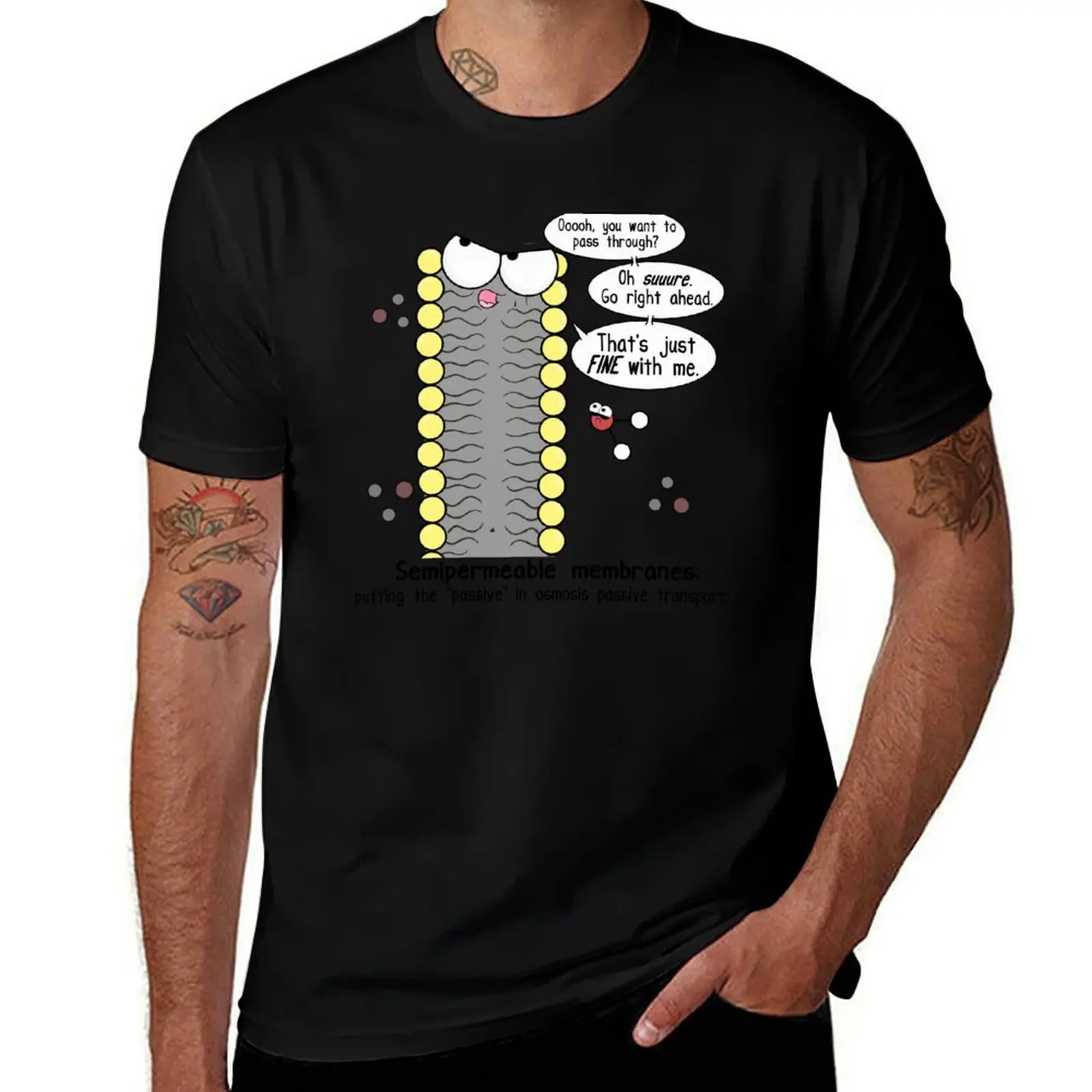 Passive Aggressive Cell Membrane T-Shirt Summer Holiday T-Shirt