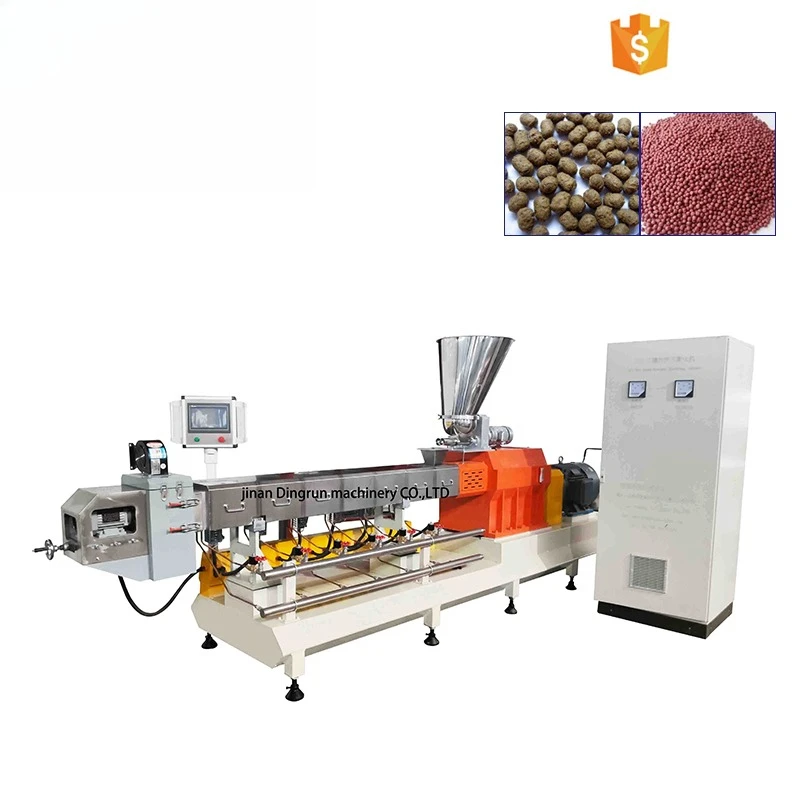 Corn Meal Wheat Soy Meal Fish Meal Pond Catfish Floating Feed Pellet Making Machinery