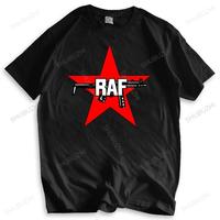 Fashion brand t shirt mens loose  RAF Red Faction High Quality summer t-shirt cotton tops euro size boys gifts