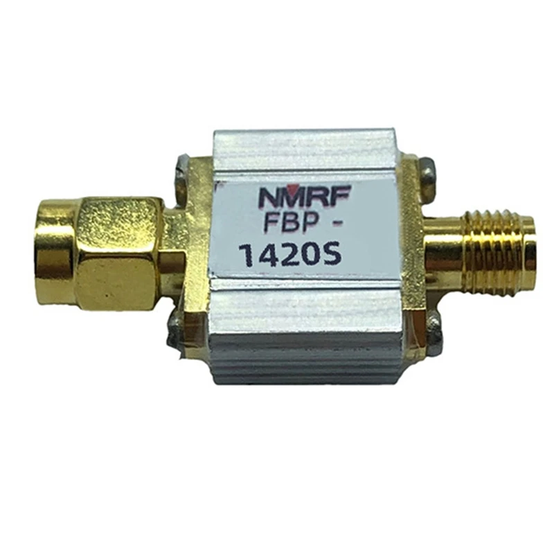 NMRF 1420Mhz Bandpassfilter SAW Bandpass SMA-interface 80Mhz bandbreedte SMA-M SMA-F-interface Bandpassfilterontvanger