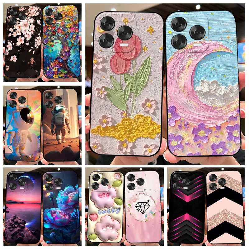 Funda de silicona TPU suave para ZTE Blade V70 Design 4G, funda para teléfono Nubia V70 Design, cubierta trasera Z2458 a prueba de golpes.