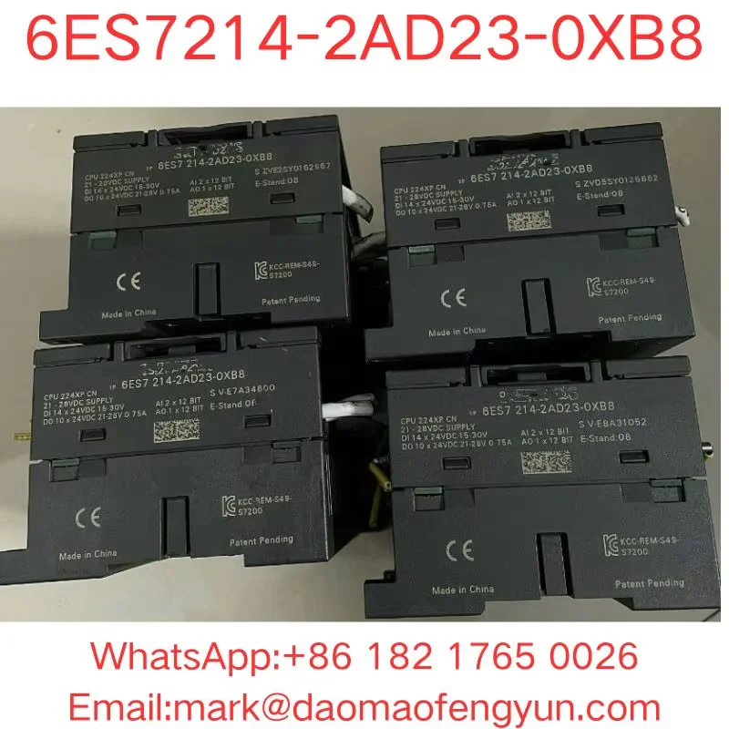 6ES7214-2AD23-0XB8 Used Tested OK In Good Condition