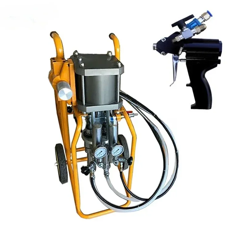 Two Component High Pressure Spray Gun Airless Paint Sprayer Spraying Machine For Wall Portable Spray Foam Insulation Equipment