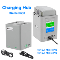 Two-way Digital Display Charging Hub Battery Intelligent Charger for DJI Mini 4 Pro/Mini 3 Pro Charging Butler Power Bank Drone
