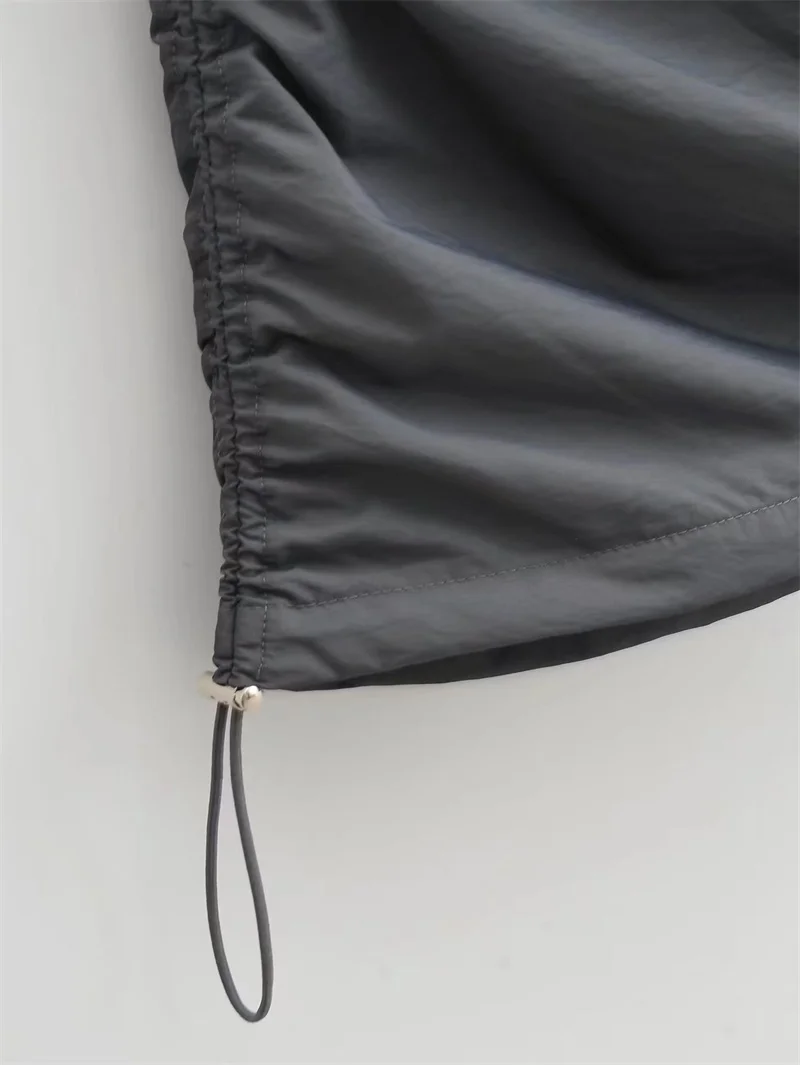 Amerikaanse Sle Slim Fit Werkkleding Dstring Rok Retro Split Geplooide Trendy Lange Rok Hoge Taille A-lijn Midi Rok