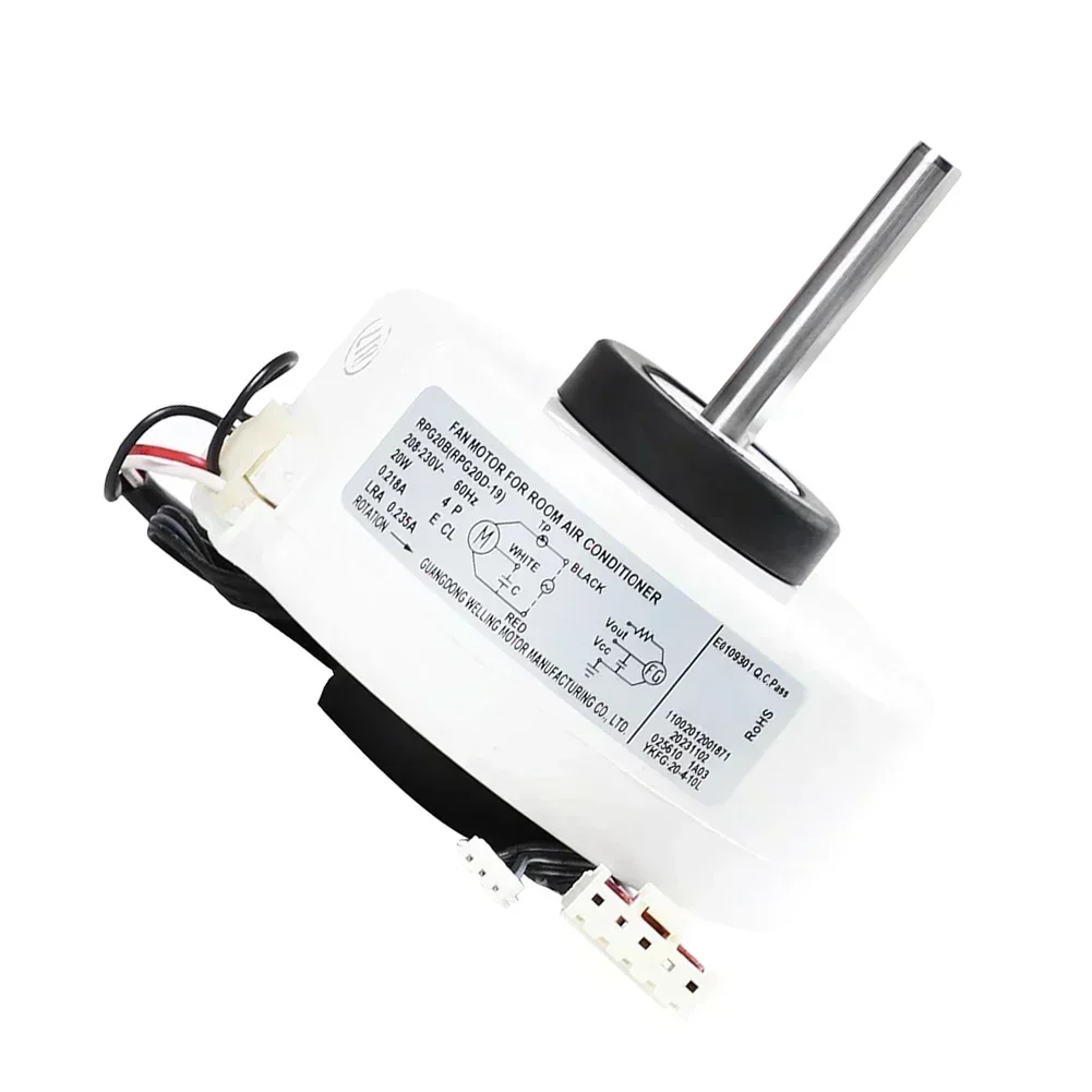 

Temperature Control Motor Brushless Motor 208-230V Voltage Range 20W Low Power Consumption For Midea YKFG-20-4-10L