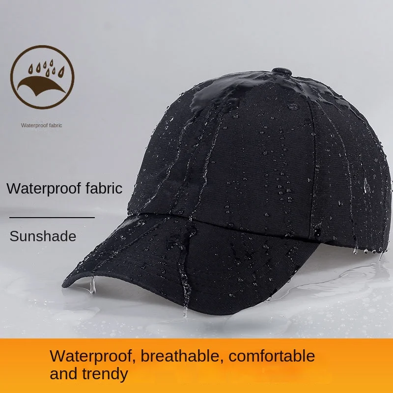 Mens Waterproof Golf Baseball Cap Windproof Breathable UPF50+ Outdoor Caps for Women Sport Adjustable Rain Hat