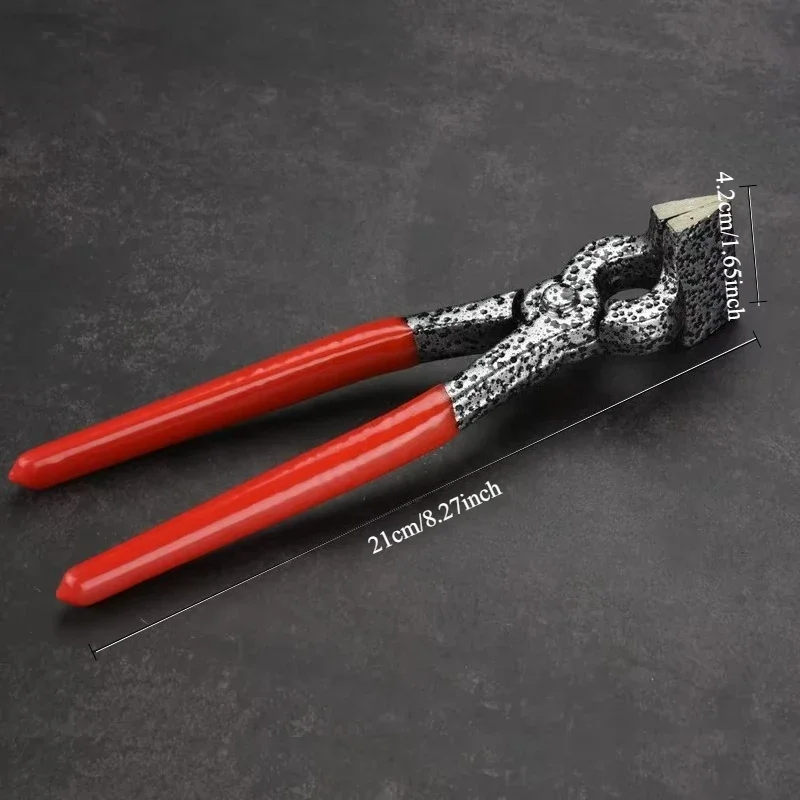 Flat Nose Flanging Pliers Rough Leather Special Tool for Handmade Wallet DIY Leather Craft Production