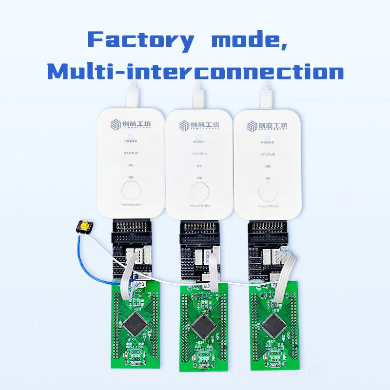 Powerwriter Pw200 Автономный эмулятор горелки Программатор массового производства Stm32 Gd32 Nuvoton