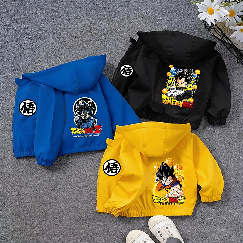 Windbreaker Anime Merchandise - Chaqueta Impermeable para Niños de Dragon