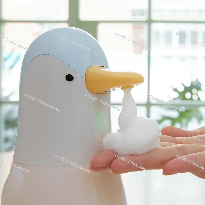 Penguin Charging Automatic Induction Hand Sanitizer Intelligent Household Foam Soap Dispenser Cartoon Mobile Phone