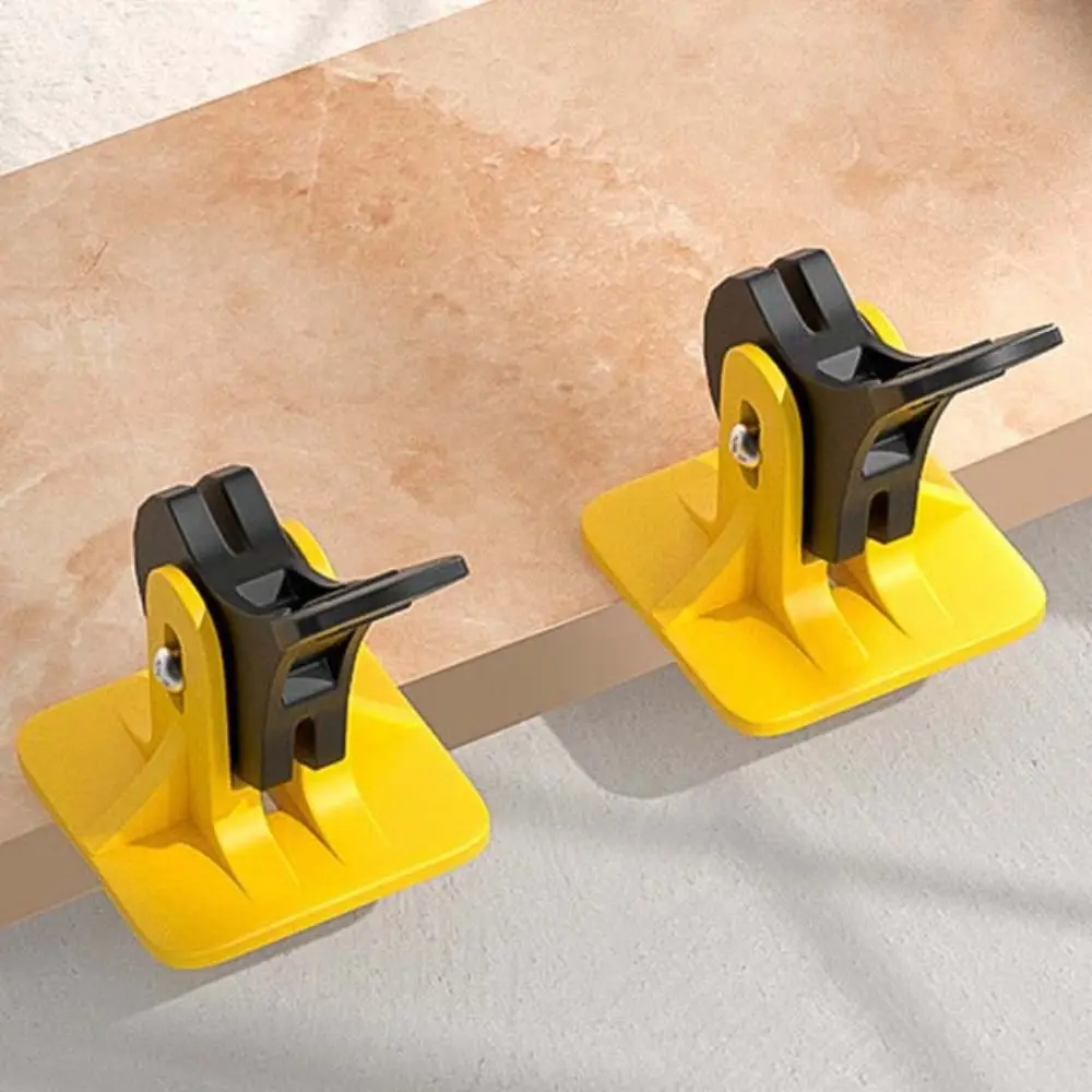 50 pçs portátil reutilizável dispositivo de nivelamento de telha push-tipo manual clipe de posicionamento de telha multifuncional durável ferramenta de levantamento de telha