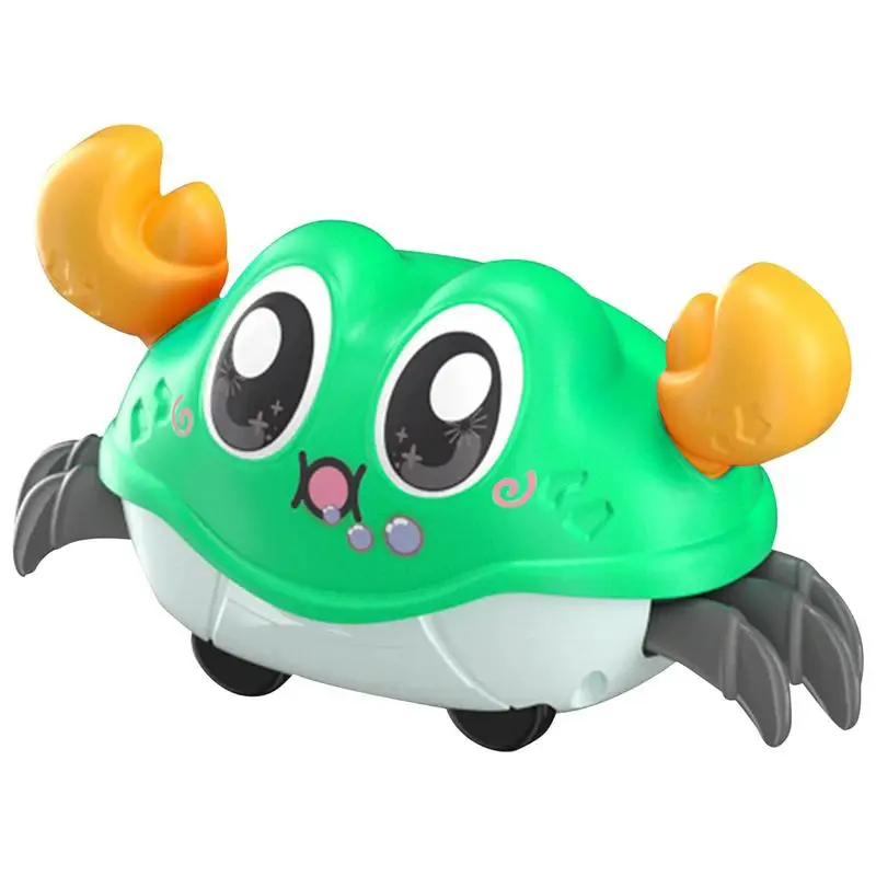 Crawling Crab Sensory Toy Cute Crawling Crab Baby Toy Interactive Walking Dancing Toy Infant Fun Birthday Gift Entertainment For