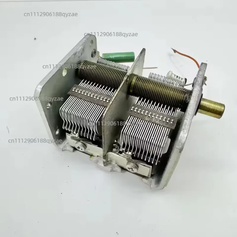 365PF*2 Dual Variable Capacitor, 410PF Actual for Tube Radio & Vintage Electronics