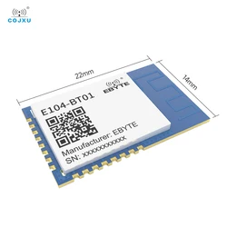 Bluetooth Module 2.4GHz CC2541 BLE 4.0/4.2/5.0/5.1 ibeacon rf Transmitter Receiver E104 Serie SMD iot SPI 2.4GHz