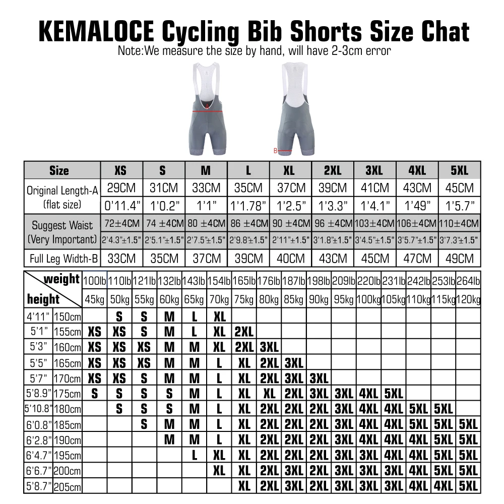 KEMALOCE Cycling Bib Shorts With Side Pockets Man Blue&Grey&Red Bike Shorts Gel Pad High Quality Compressed Bicycle Bib Pants