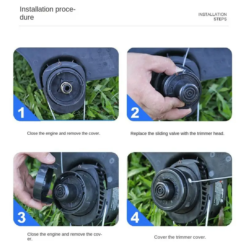 Cover + Spring Set Lawnmower Accessories RS-136-BKP/682378-02 Spool Mowing Head Mowing Rope Reel-[A04I Tools]