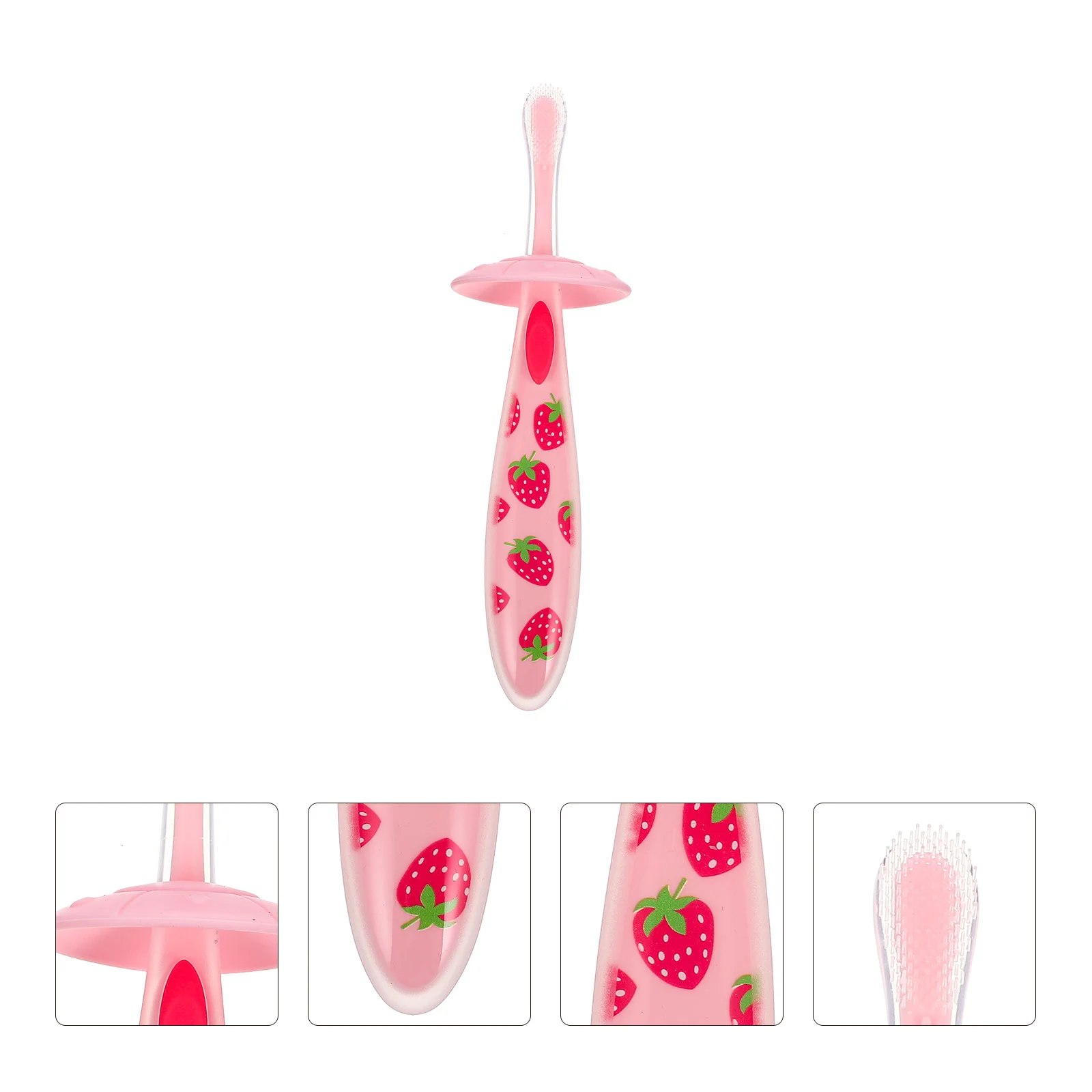 

Convenient Baby Toothbrush Portable Toddler Cleaner Soft Bristles Safe for Gums Adorable Delicate Design Creative Teeth Brushing