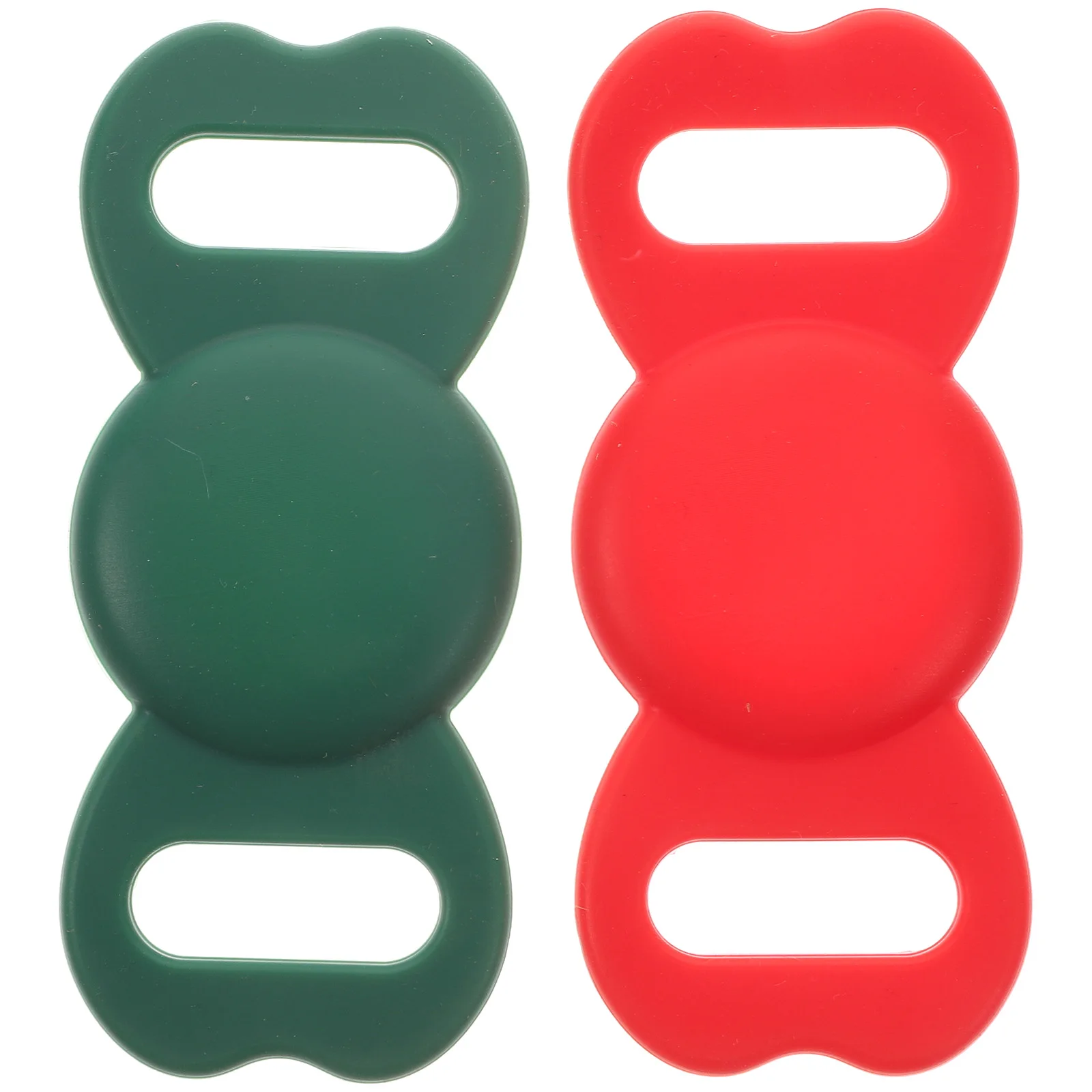 

2pcs Pet Cover Silicone Protective Case Durable Lightweight Shockproof Small Case For Tracer Keychain Smart