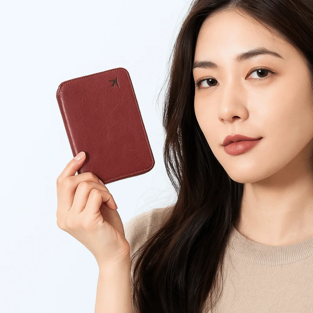 Solid Color Pu Pass… - image