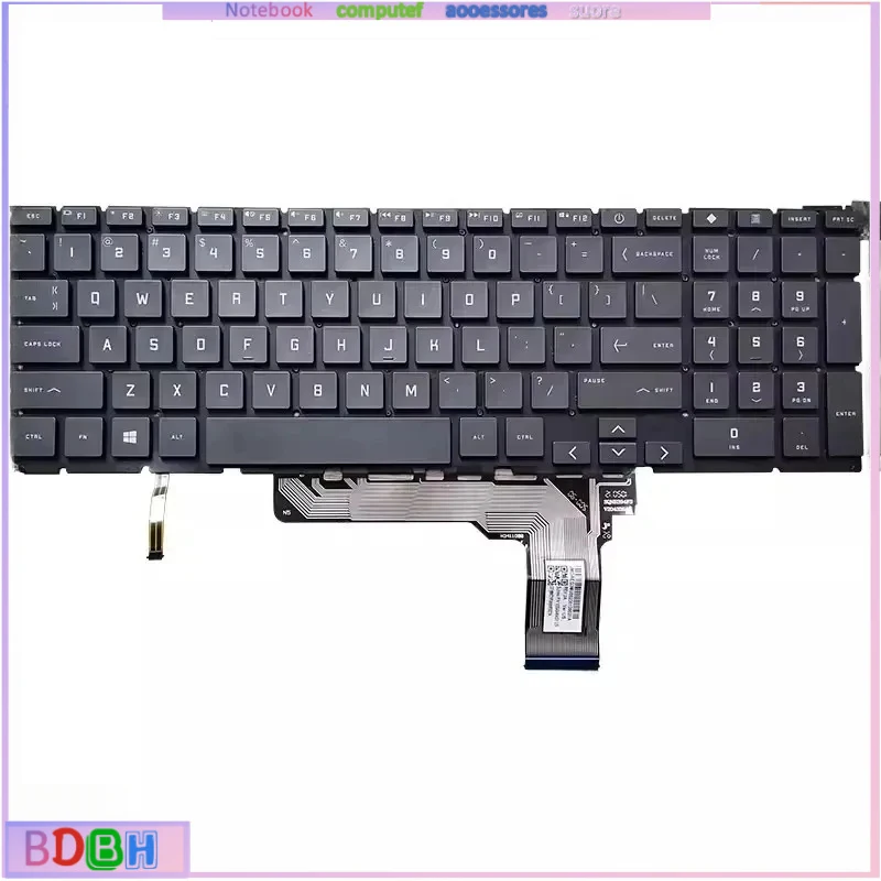 US version Backlight Laptop Keyboard For HP Victus 15-fa 15-fa0032dx 15-FA0010NR 15-FA0010NR