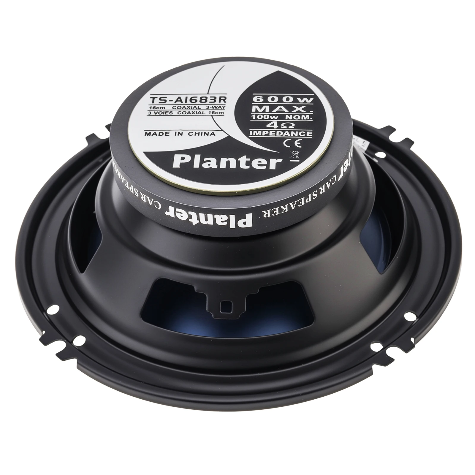 2pcs 6.5 Inch 600W 16cm 2 Way Universal Car Coaxial Hifi Speakers Auto Audio Music Stereo Speaker Non-destructive Installati