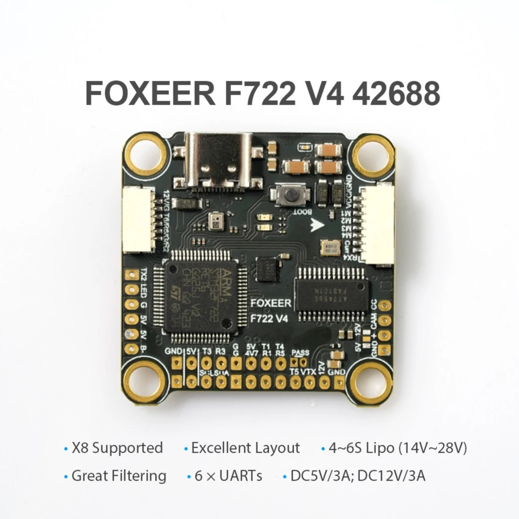 

Foxeer F722 V4 Flight Controller - ICM42688