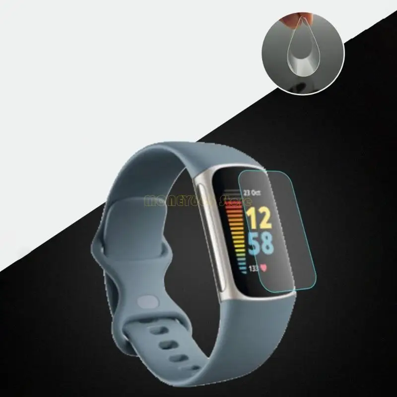 F62C, совместимый с платежным зарядом 5 Screen Protector 5 Pack Полное покрытие гибкая пленка TPU Clear Soft Anty-Scratch