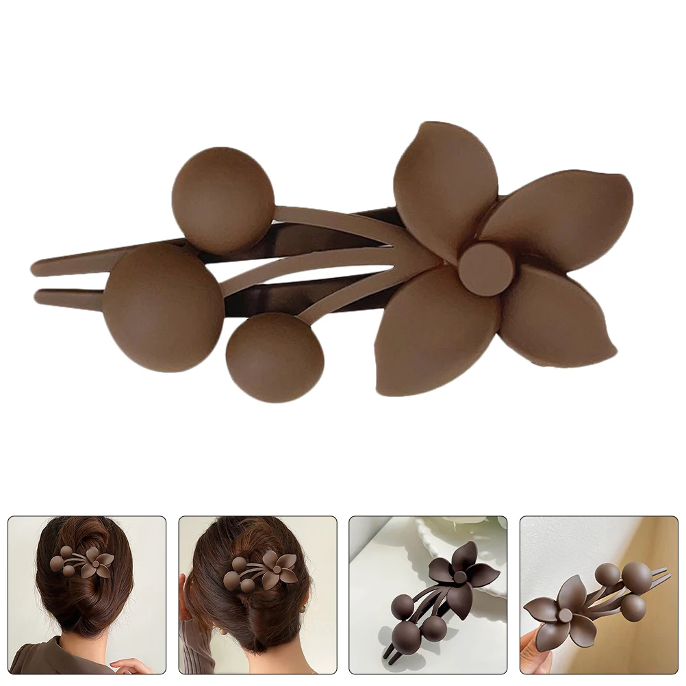 

3 шт., французские зажимы, женские большие зажимы, аксессуары для волос с цветами для свадебной вечеринки, банкета, укладки, тонкие, толстые, плоские зажимы для волос