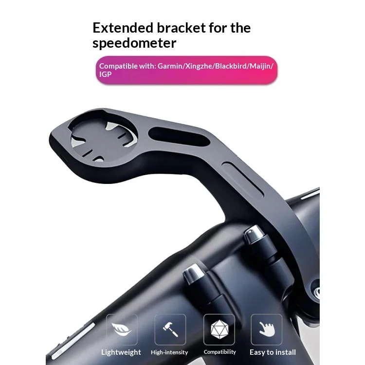 1 Set Bicycle Computer GPS Speedometer Mount Extender GPS Bike Speedometer Extension Bracket Waterproof Bike Odometer Bracket