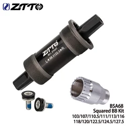 ZTTO Bicycle Square Tapered Threaded Bottom Bracket BSA 68 BB Tool Kit ISIS BB Remove Tool For Square Tapered Spindle Crankset