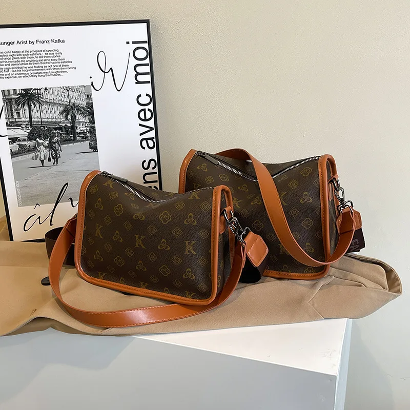 

2025 New Vintage Print Hobo Bag for Women, Spacious Underarm Shoulder Crossbody Purse, Very Casual Chic and Versatile​