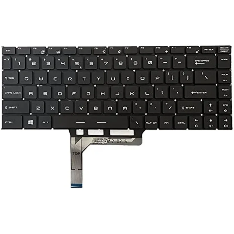 Ss Keyboard Backlit US GS65 Stealth GS65VR-16Q1-16Q2 8SE 8SG 8SF Thin 8RE 8RF-FDABN_B00 P-180402-2