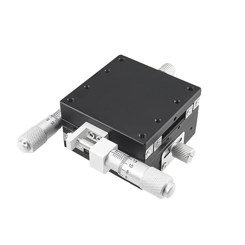 Suitable for XY axis steel strip ball type displacement platform manual precision sliding table optical translation