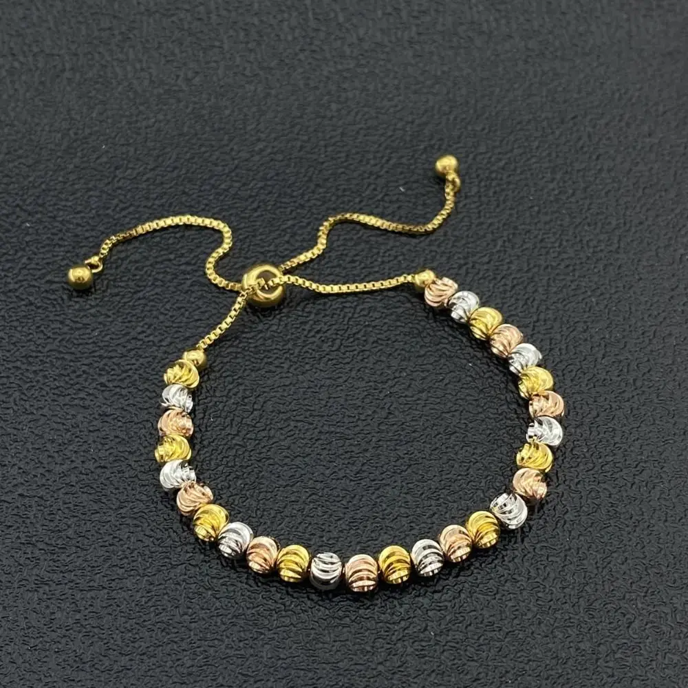 High Quality Pull-out Flower Bead Bracelet Colorful New Style Watermelon Bead Bracelet Unique Design Wrist Adornment Gift