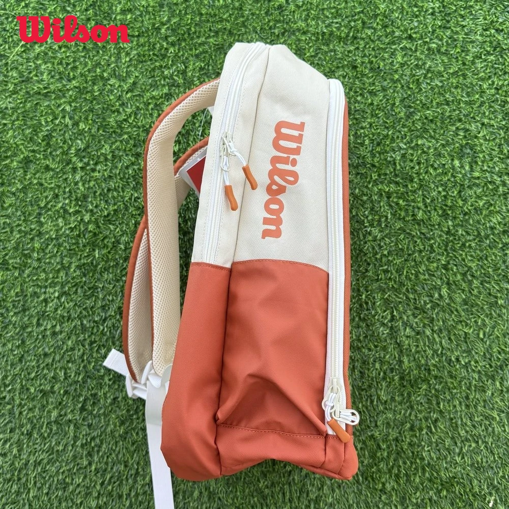 Wilson 2025 Roland Garros Team Backpack Tennis Bag Multi-Functional Large Capacity Shoulder Sports Backpack for Men and Women