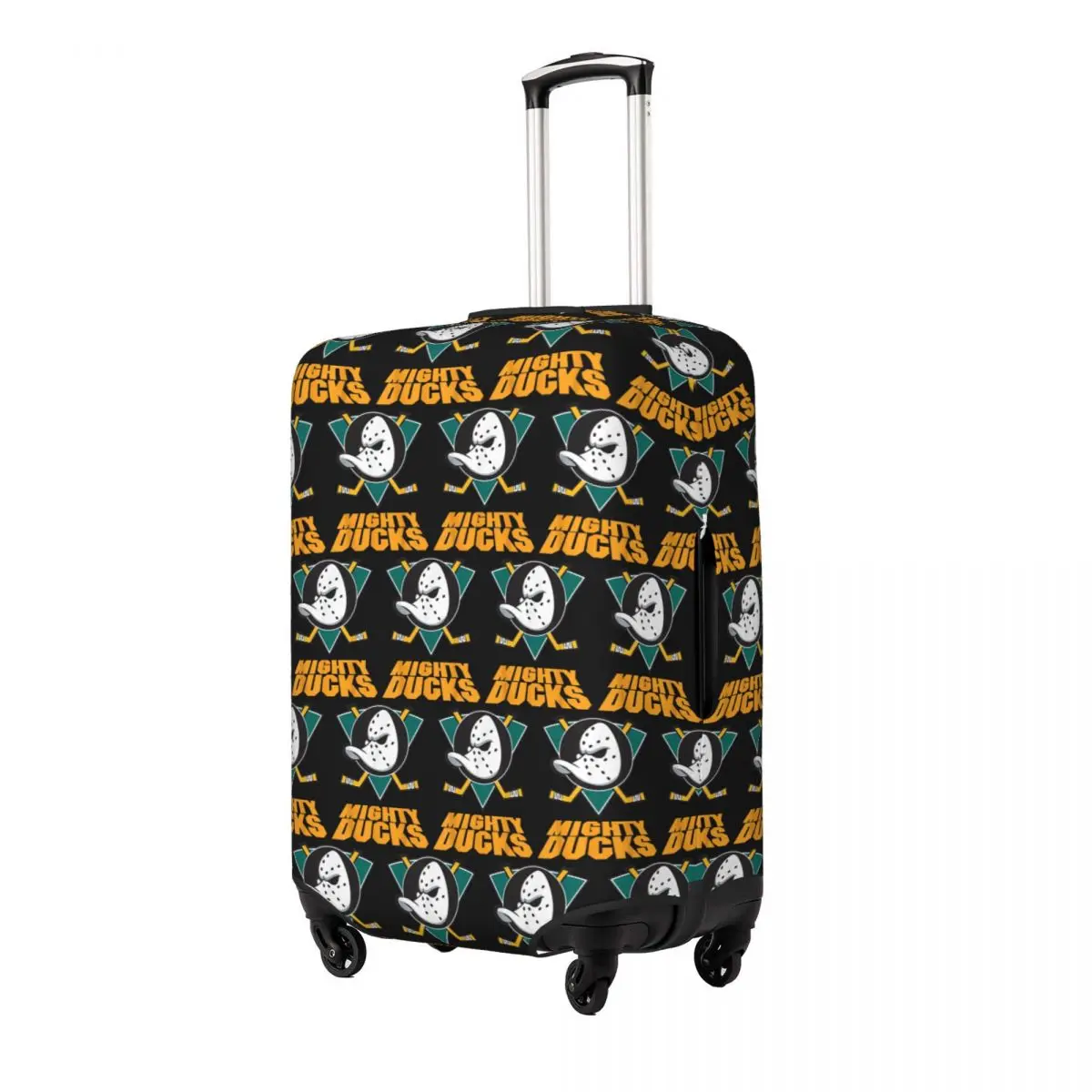 

Graphic Ducks Arts Mighty Of Anaheim Hockey Suitcase Cover Protection Elastic Trip Luggage Protector Covers for 18-32 Inch