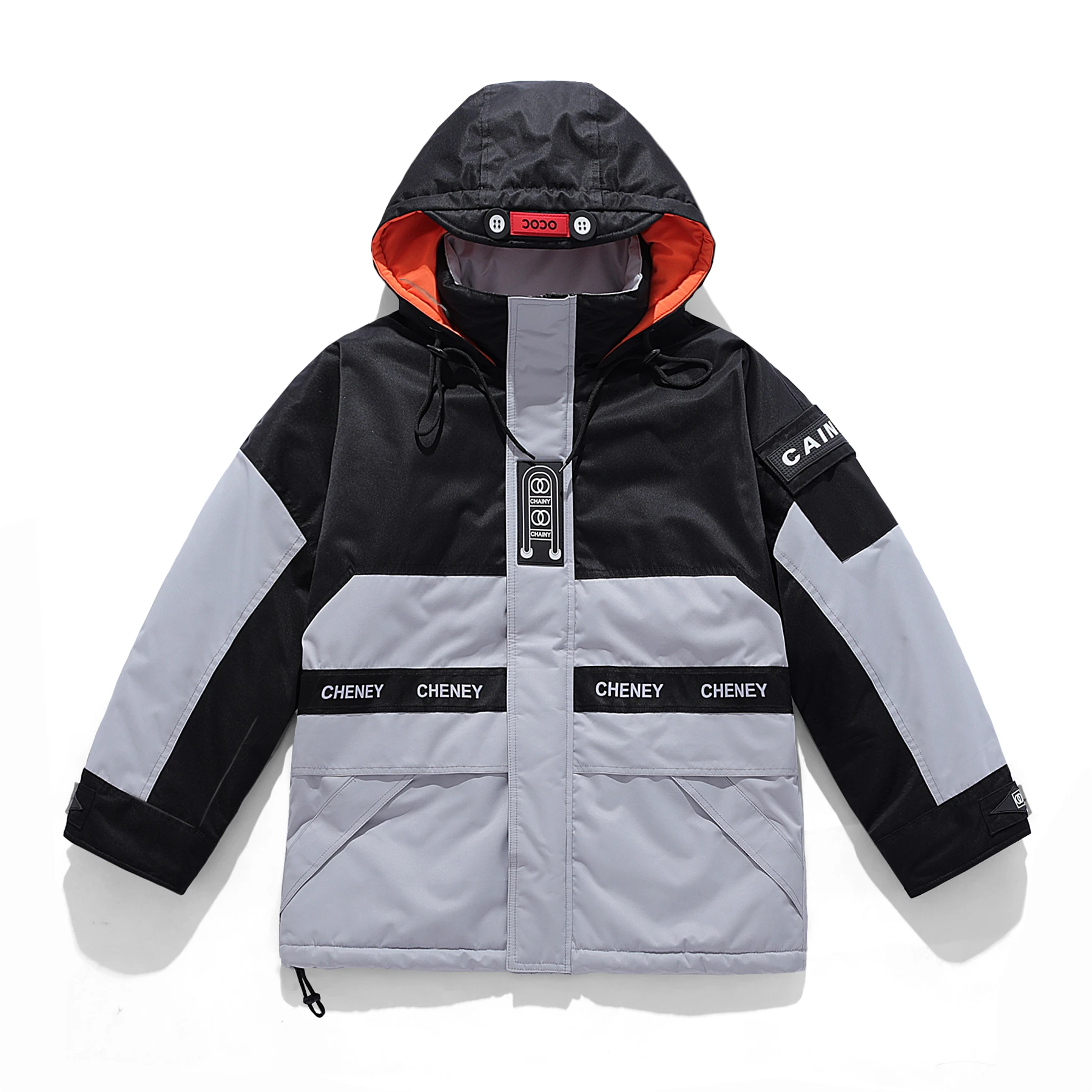 

Мужская утепленная хлопковая куртка с капюшоном, зимнее пальто в уличном стиле, очень теплое, устойчивое к экстремальным холодам, повседневное, свободного кроя, эксклюзивно онлайн