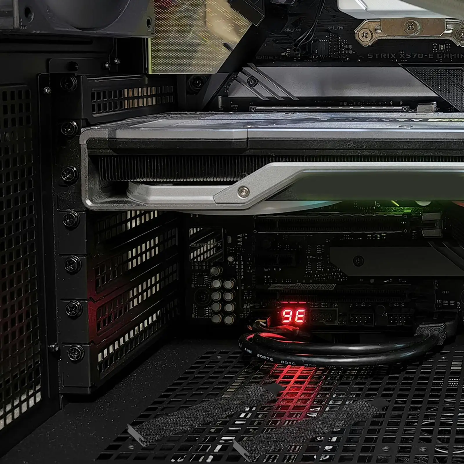 8 шт. крышка слота PCI, твердая стальная заглушка, щит, расширение, вентилируемый фильтр, защита от пыли, винты корпуса компьютера, черный