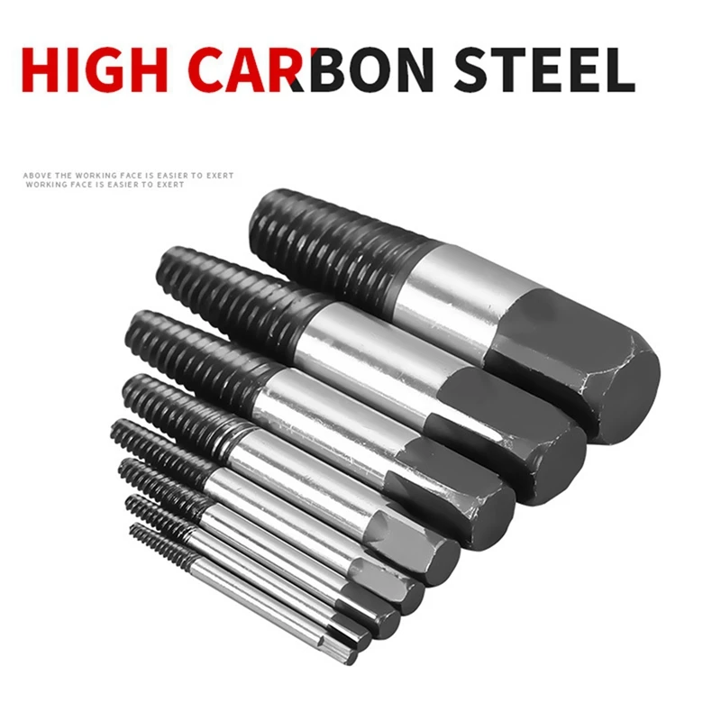 8 Pieces Of Water Pipe Broken Wire Extractor Faucet Triangle Valve Broken Thread Sliding Screw Broken Screw Broken Screw Durable