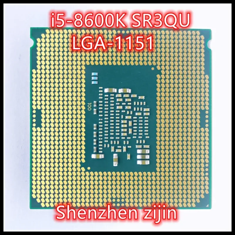 

i5-8600K SR3QU 3.6 GHz Six-Core Six-Thread CPU Processor 9M 91W LGA 1151