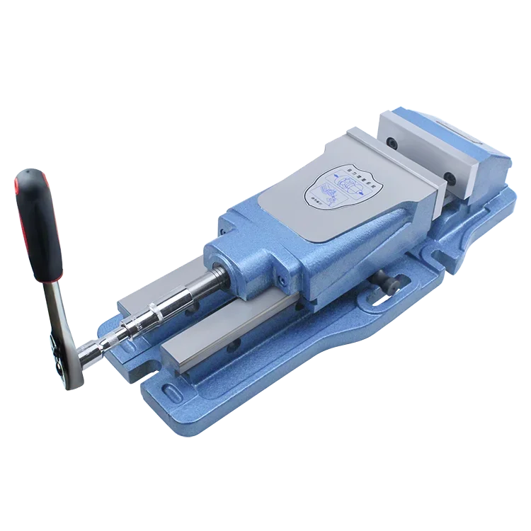 High Quality Professional Machine Tools Accessory Manual Drive Industrial Bench Vise Double Force Internal Pressure Vice