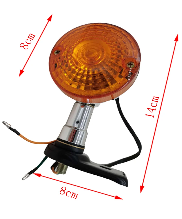 ضوء الانعطاف الخلفي للدراجة النارية ، إشارة الانعطاف الخلفية ، مصباح المؤشر ، مناسب لسوزوكي GN125 ، GN250 ، 125cc ، B120