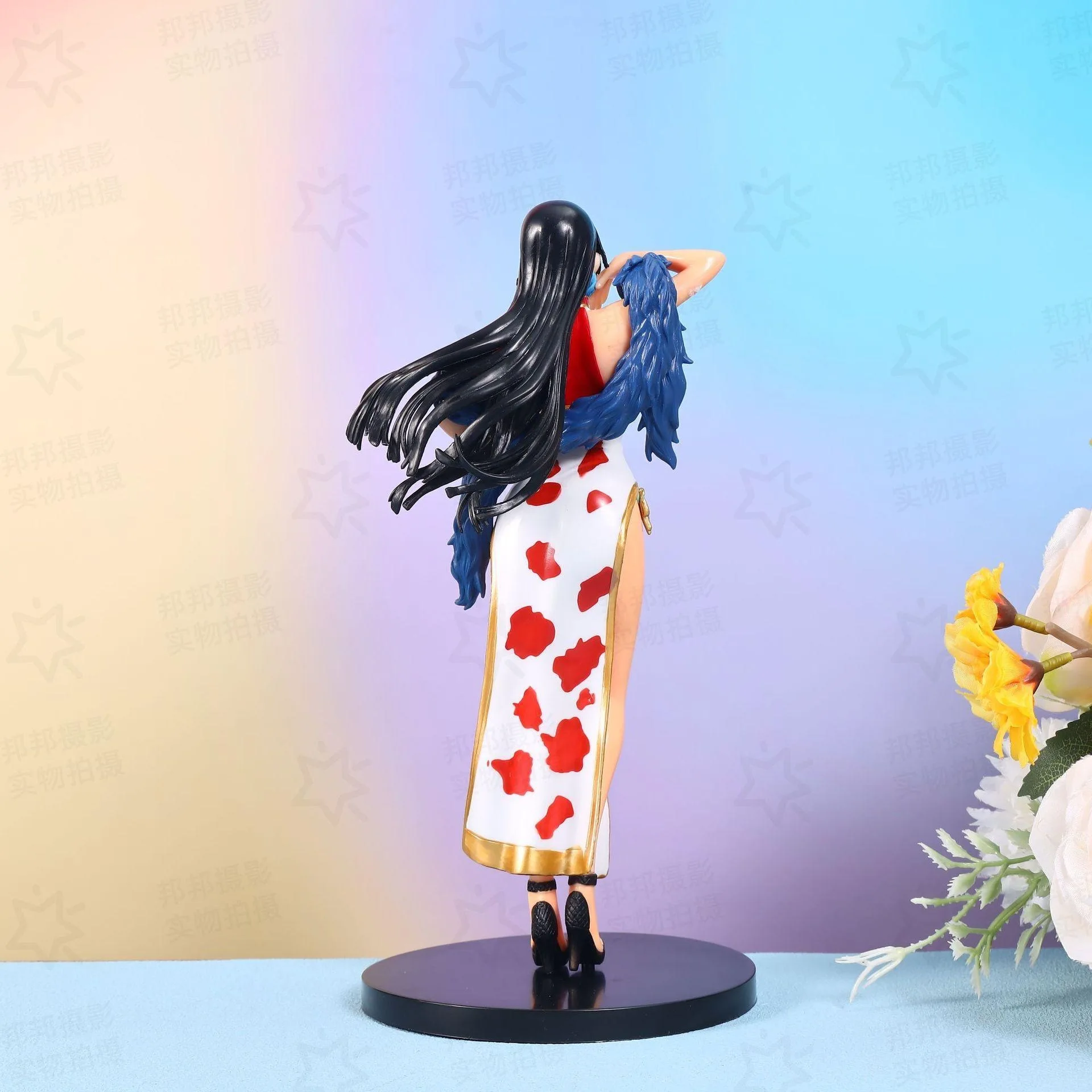 25 cm/9,84 Zoll One Piece Anime Boa·Hancock Figur Modell GK Statue Sammlerstück zur Desktop-Dekoration – Detail 6