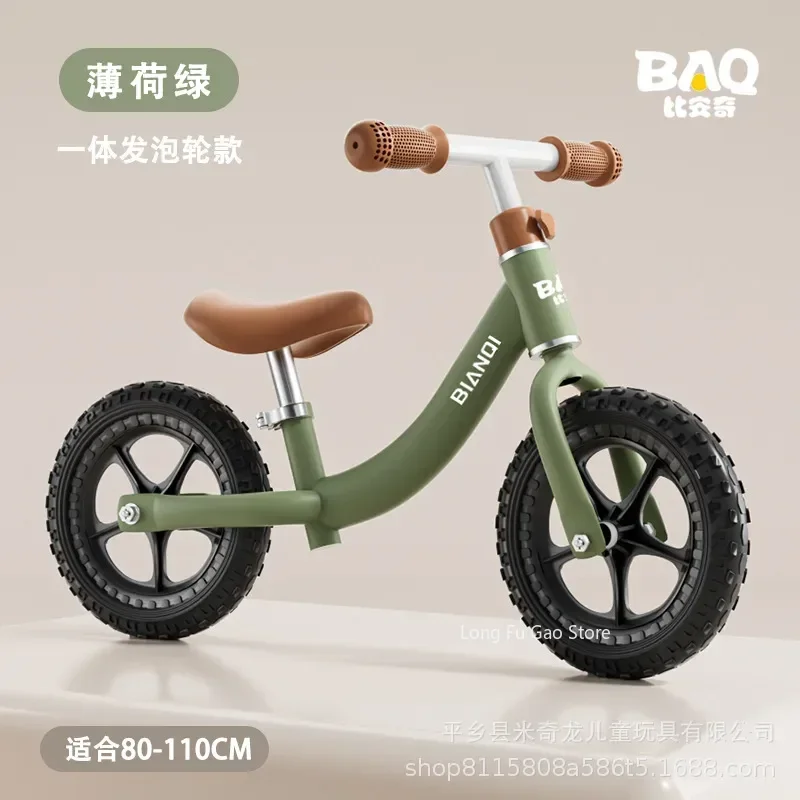 Balance Bike with No Pedal for 1-3-6 Year Olds Two-in-One Scooter Walkers