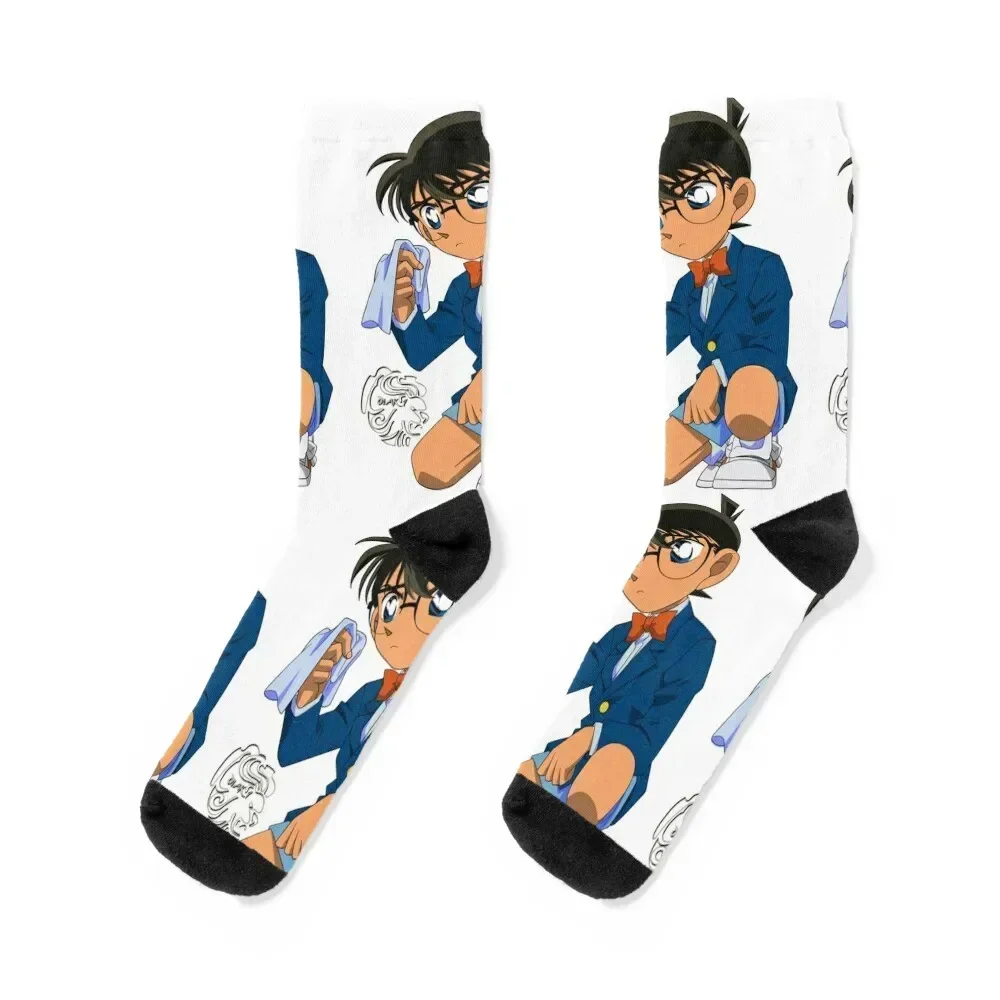 Detective Conan Socks football shoes Wholesale Stockings compression Socks For Girls Men's