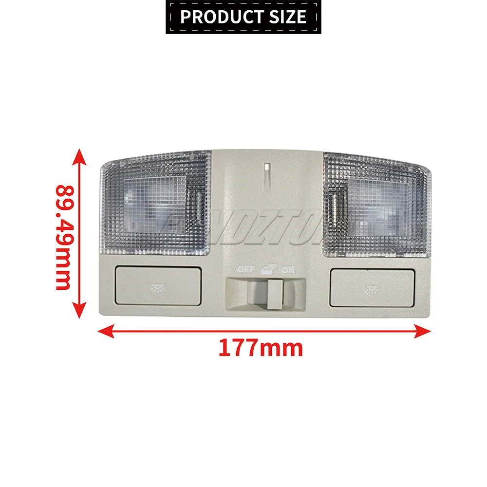 New Interior Roof Light Grey 12V Reading Lights Assembly Car Accessories For Mazda 3 BL 2010 2011 2012 2013 Front Ceiling Lamp