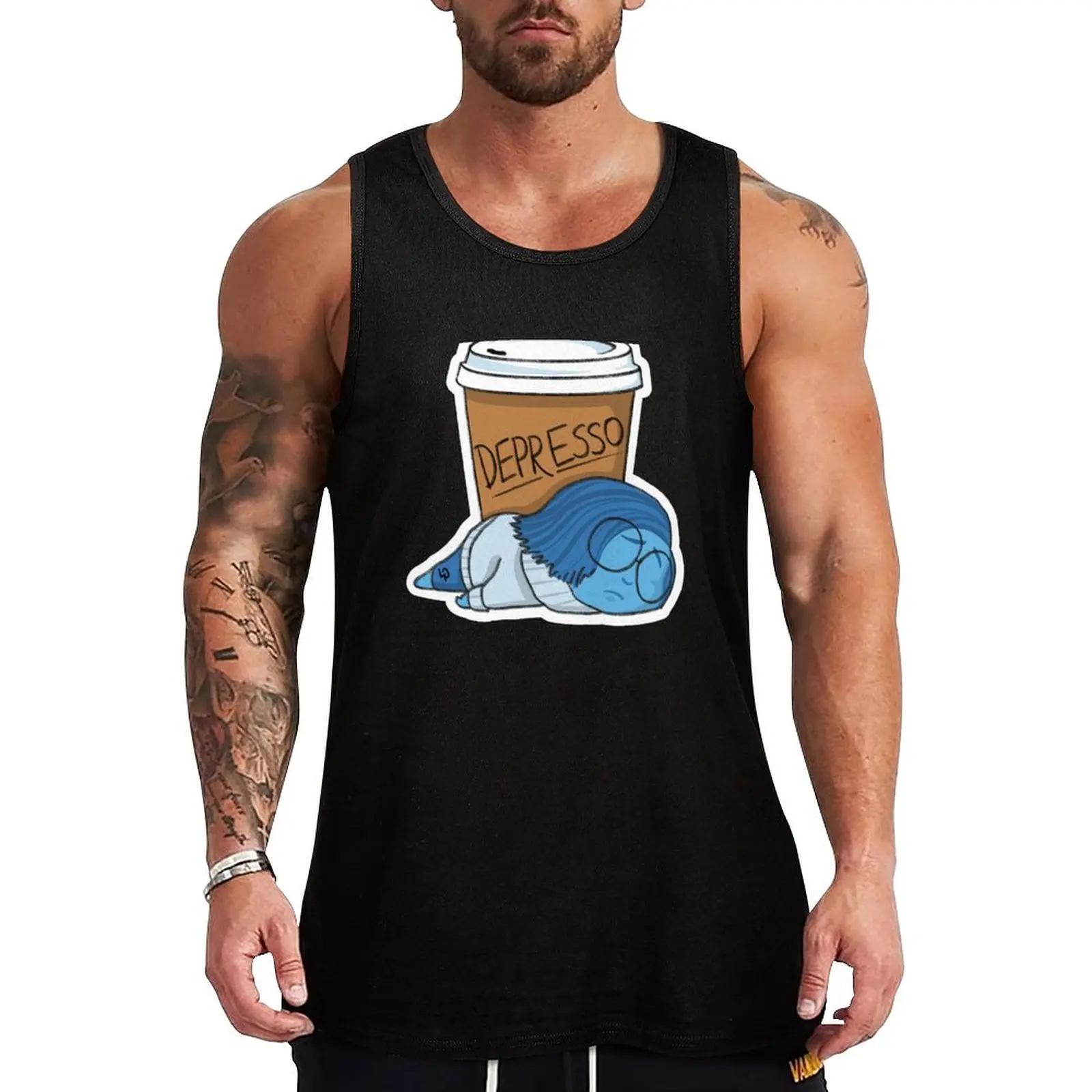 Depresso Tank Top Sports Tank Top Moisture Wicking Quick Dry Shirt