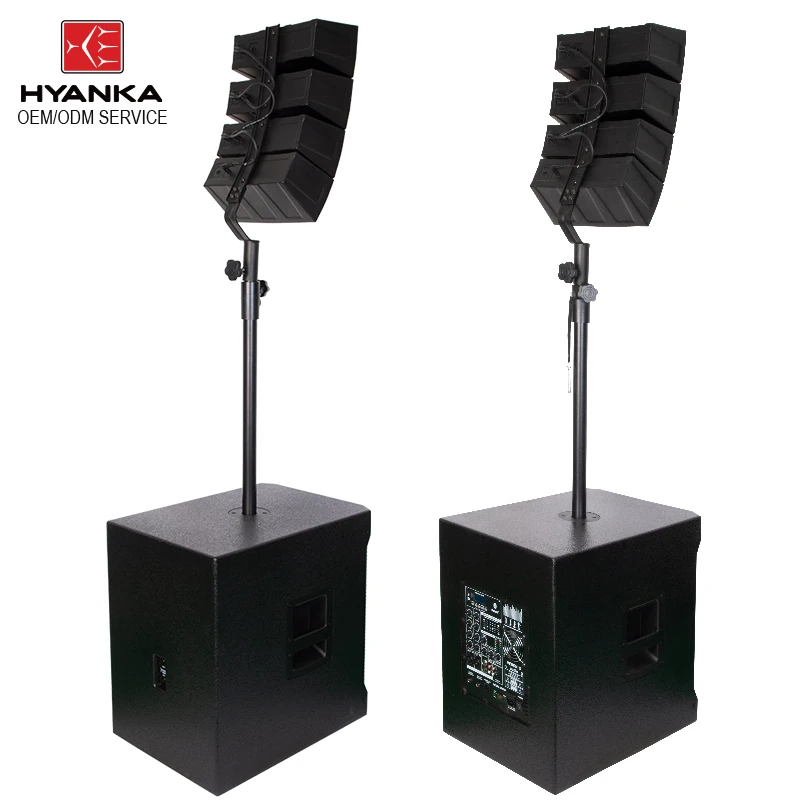 

HYANKA S15L404S 15'' Linear Array Speaker 2*300W Class D Amplifier 55-20kHz 121dB Professional Stage Speaker Line Array